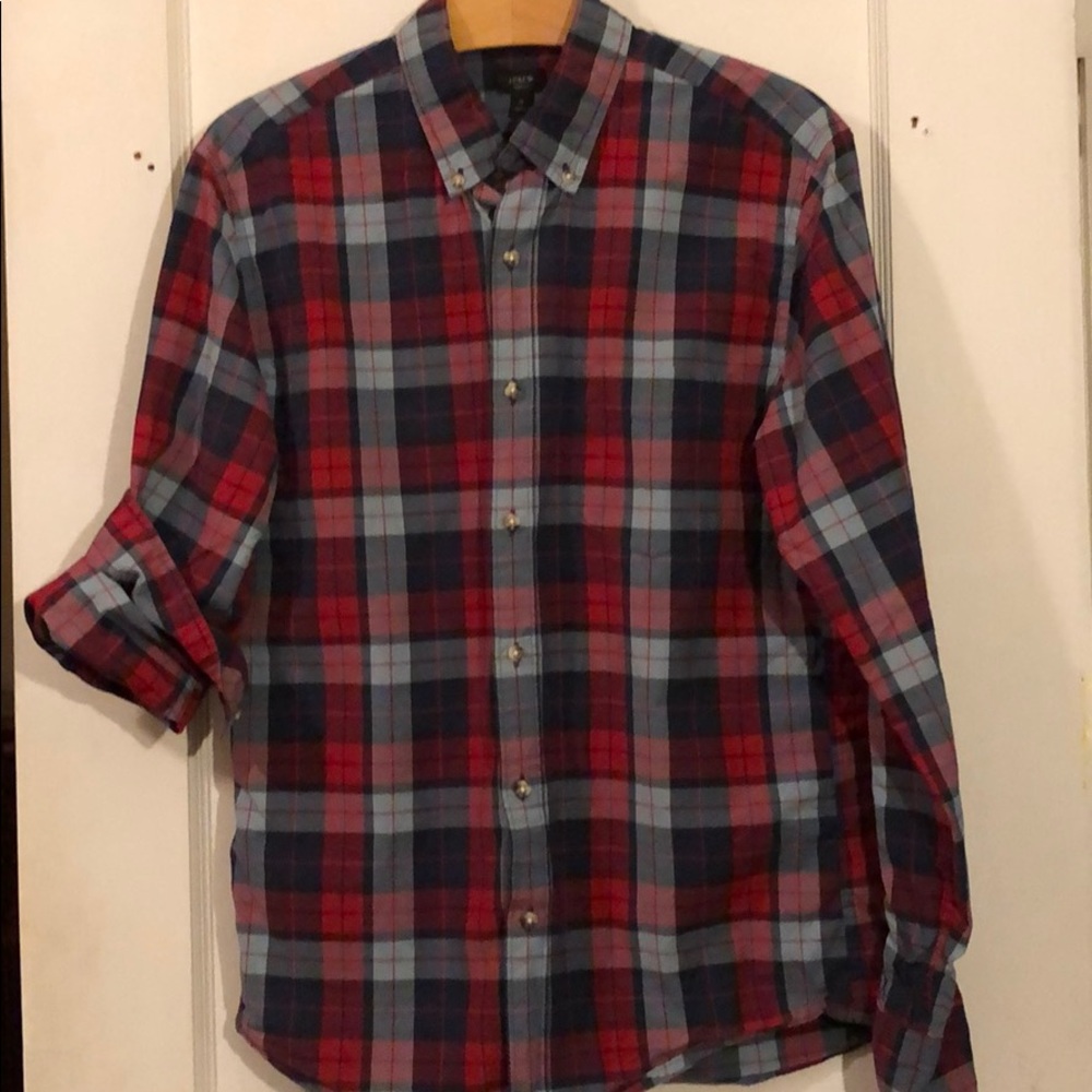 J. Crew Slim-fit Tartan shirt